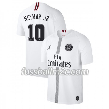Fußballtrikots Paris Saint-Germain Neymar JR 10 Jodan Weiß Ausweich Trikotsatz 2018-2019 Fußballtrikots Paris Saint-Germain Neymar JR 10 Jodan Weiß Ausweich Trikotsatz 2018-2019